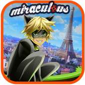 Cat Noir Car Miraculous Racing logo