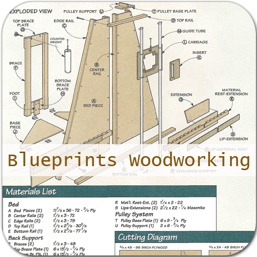 Blueprints Woodworking Project Ideas icon