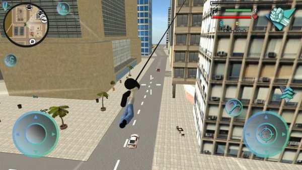 Stickman Boss Rope Hero Police Crime Simulator screenshot 4