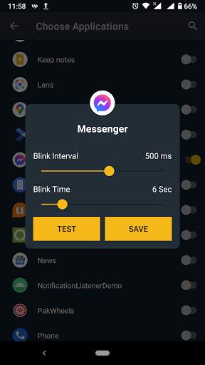Flash alert on call and message - Blink Flashlight screenshot 6