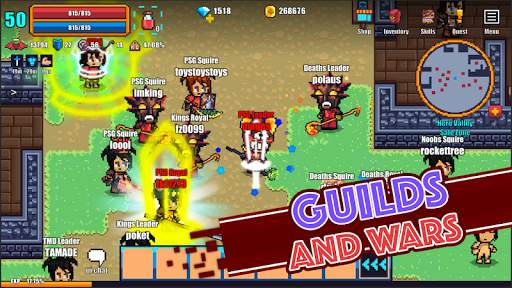 Pixel Knights Online 2D MMORPG MMO RPG screenshot 3