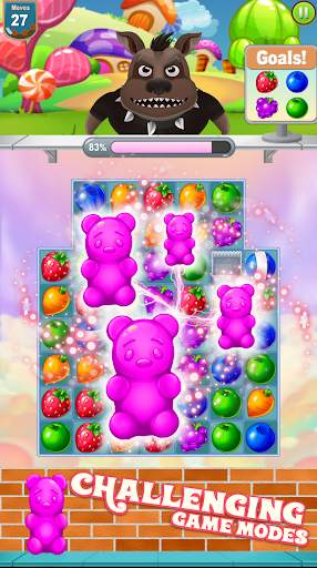candy game Candy Bears - permainan gula-gula screenshot 1
