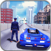 Crime City Police Car Driving Simulator: Cop Car icon