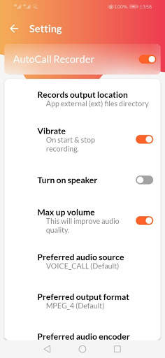 MX Auto Call Recoder screenshot 2