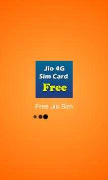 Free 4G sim Card of Jio screenshot 1