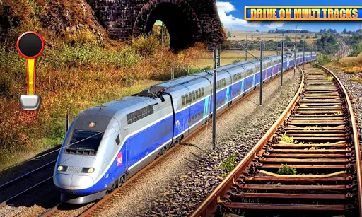 Euro Train Driving Simulation 3D: Free Train Games screenshot 4