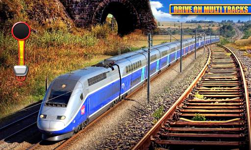 Euro Train Driving Simulation 3D: Free Train Games screenshot 4