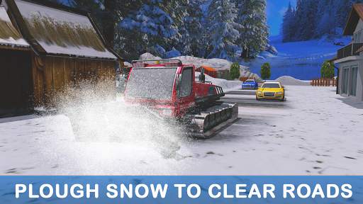 Excavator Pull Tractor: City Snow Cleaner screenshot 3
