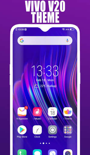 Vivo V20 Launcher, theme for V screenshot 3