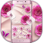 Rose Butterfly Jewery Keyboard icon