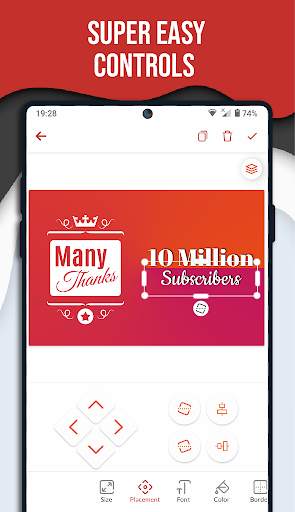 Thumbnail Maker Studio Graphic Design Thumb Editor screenshot 1