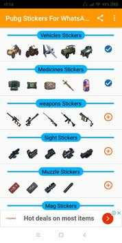 🔥 PG Mobile Stickers For Wtsp 🔥 screenshot 1