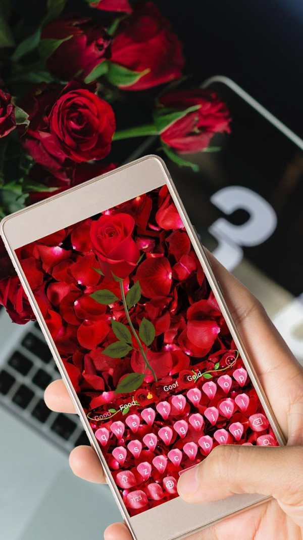 Rose petal keyboard screenshot 1