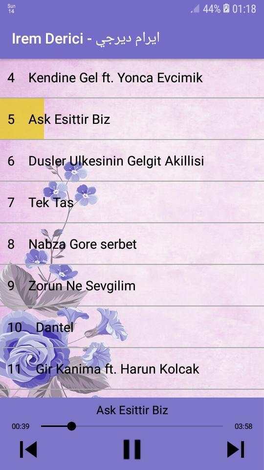 İrem Derici - Best 20 songs - ايرام ديرجي screenshot 1