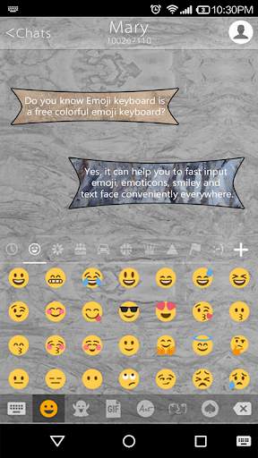 Stone Emoji Keyboard Theme स्क्रीनशॉट 4