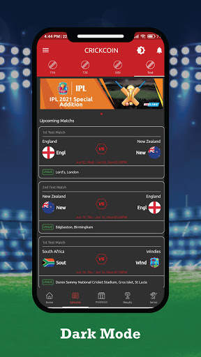 Crickcoin: The Cricket Live Line screenshot 2