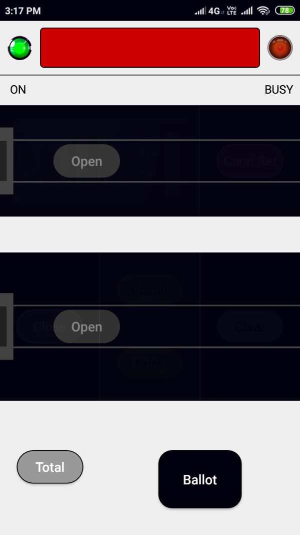 Voting Machine screenshot 1