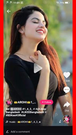Tiktok & Likee video player with all social media screenshot 2