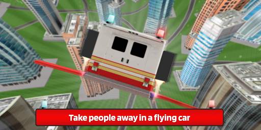 Car Driving Simulator Game : Flying Ambulance screenshot 4