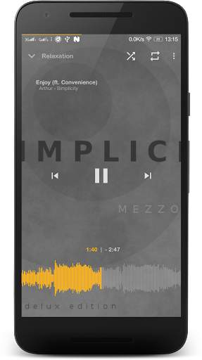 Music Player Mezzo screenshot 2