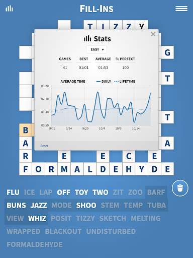 Fill-Ins · Word Fit Puzzles screenshot 8