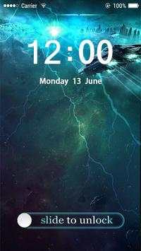 Screen Lock Theme Strom screenshot 2