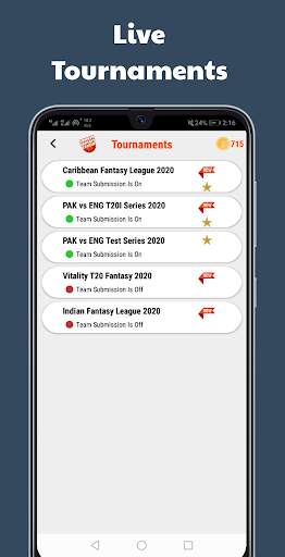 CricFL - Cricket Fantasy League स्क्रीनशॉट 3