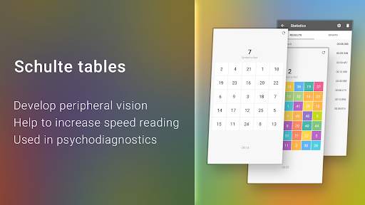 Schulte table: brain training screenshot 1