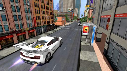 Flying Sports Car Simulator screenshot 6