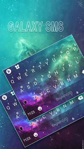 Galaxy Sms Keyboard Theme screenshot 2