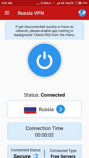 VPN Russia : Unlimited Free & Secure Russia Server screenshot 5