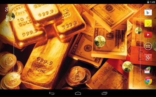 Gold Live Wallpaper screenshot 2