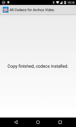 All codecs for Archos Video screenshot 1