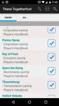 Fifth Edition Spell List Free screenshot 19