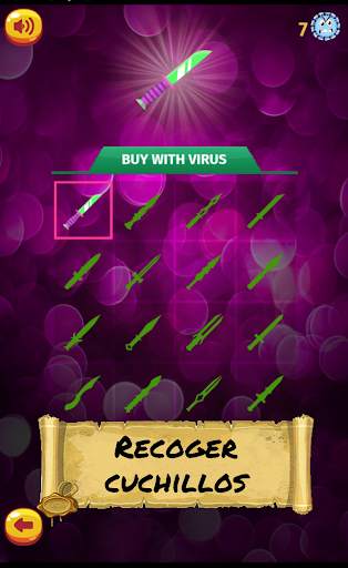 Virus Hit 2020 - Lanzar cuchillos y matar virus screenshot 4