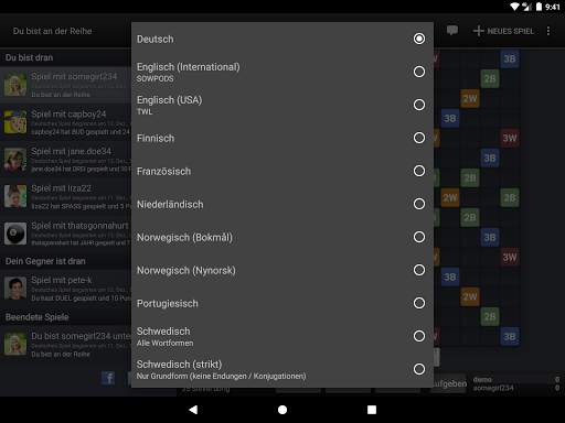 Wordfeud screenshot 4