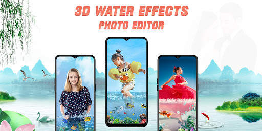 3D Water Effects Photo Editor - Rain Photo Overlay screenshot 1