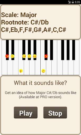 Scales & Chords: Piano screenshot 2