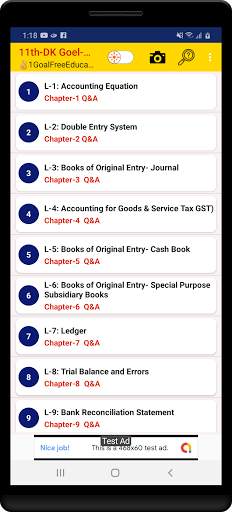 Account Class-11 Solutions (D K Goel) 2019 screenshot 2