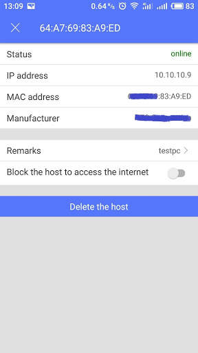 WIFI host scan screenshot 4