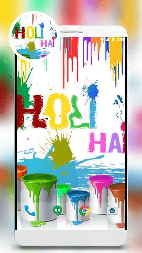 Colors in water - Holi Live wallpaper screenshot 1