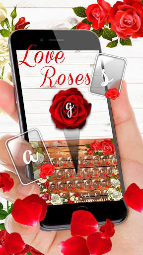 Love Roses Keyboard screenshot 2