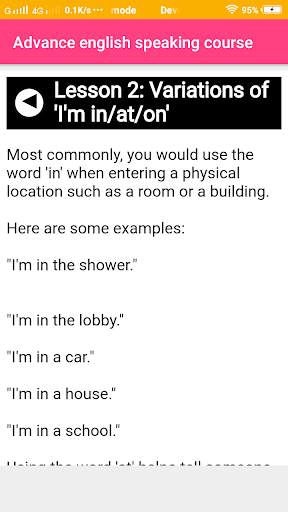 Advance english speaking screenshot 4