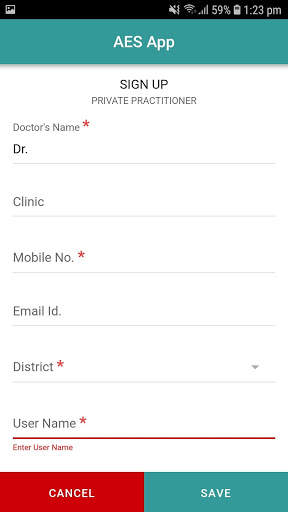 AES App screenshot 2