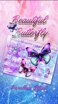 3D Beautiful Butterfly Parallax Keyboard Theme स्क्रीनशॉट 1