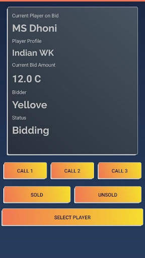 T20 Cricket Auction screenshot 1