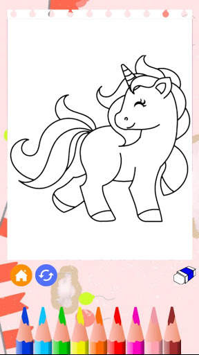 Unicorn Coloring Pages screenshot 4