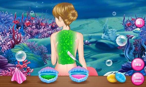 Mermaid spa games for girls screenshot 3