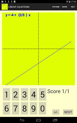 LINEAR EQUATIONS скриншот 4