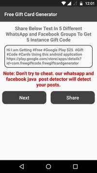 Free Gift Card Generator screenshot 6